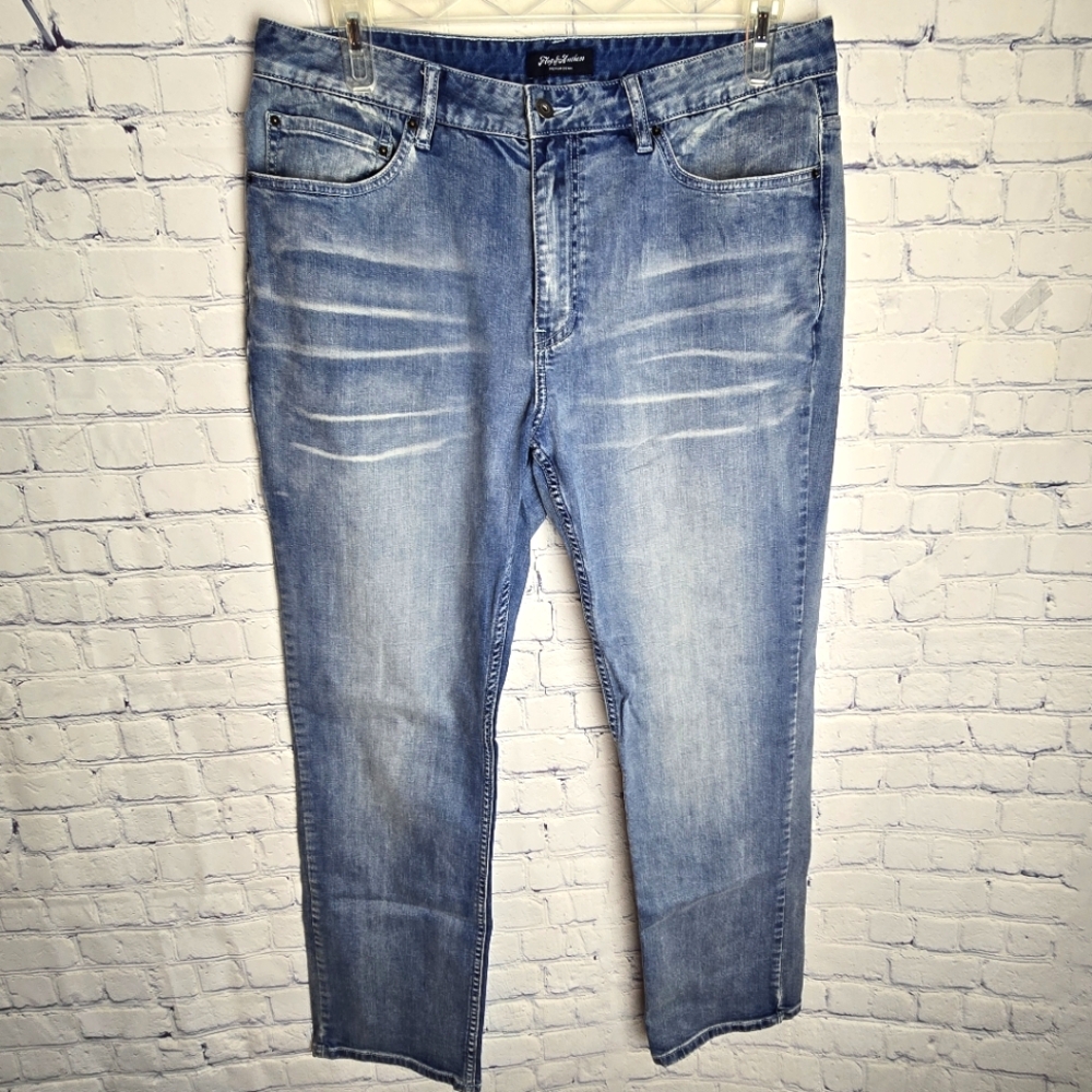 Flag & Anthem Dartmouth Wash Nashville Straight Jeans Size 36x32